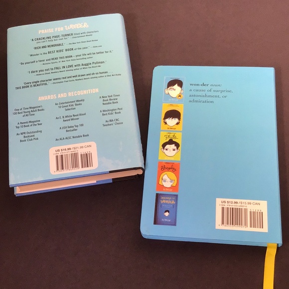 Wonder hardcover book and Wonder journal set Bestseller RJ Palacio Choose Kind - Picture 4 of 9
